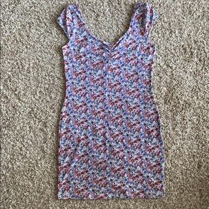 Purple floral dress size small